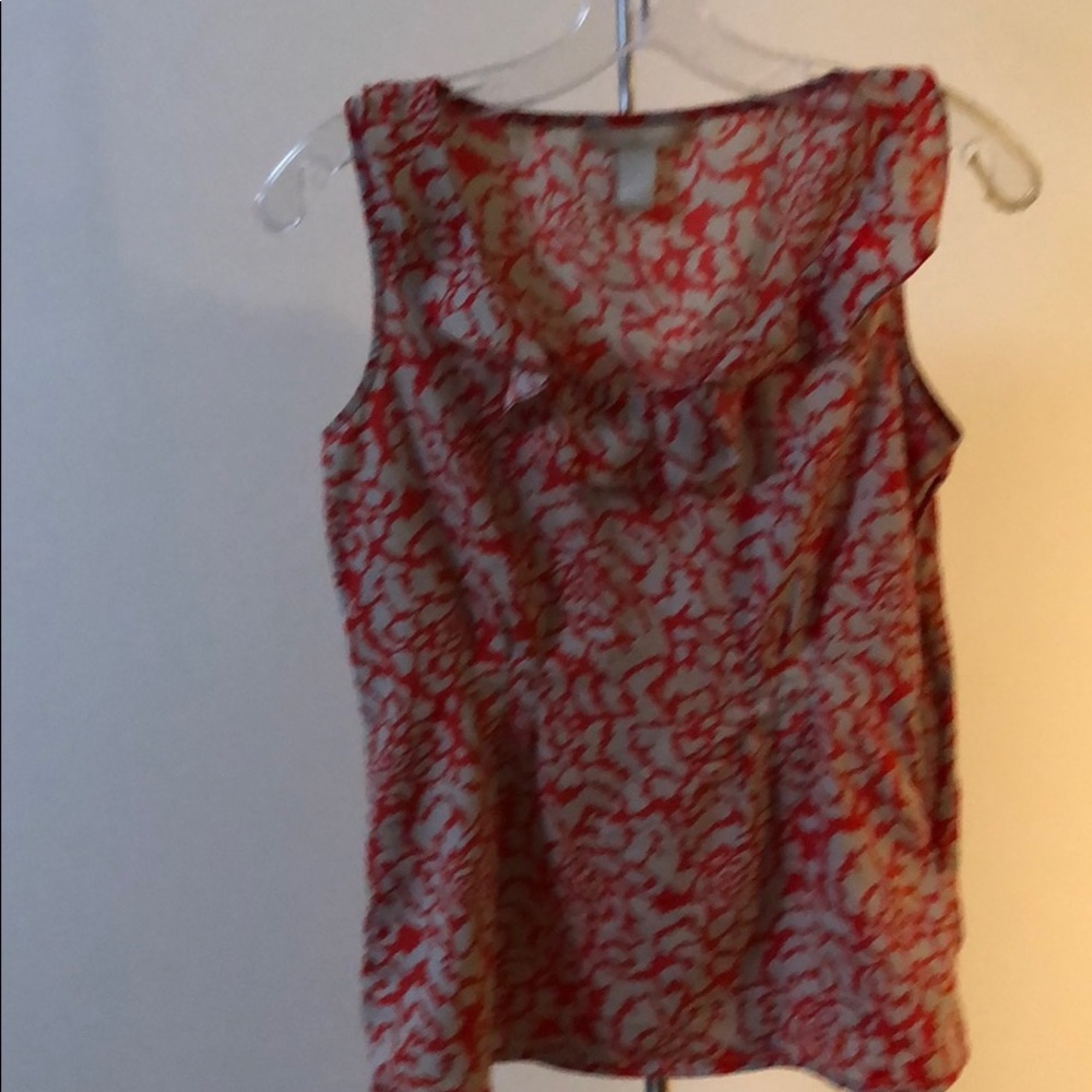 Summer top with flower patterns